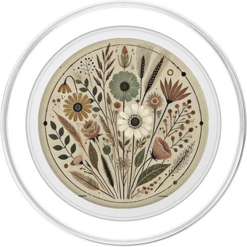 Flowers Back of Phone Pop Grip Nature Popgrip Cute Flower Sticky Phone Grip Holder Boho Floral Pattern PopSockets