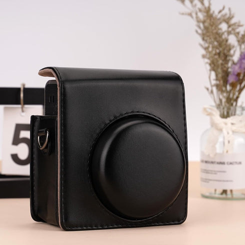 Frankmate Protective Case for Fujifilm Instax Mini 40 Instant Film Camera, Accessory Pocket and Adjustable Strap