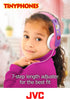 JVC Kids Headphones, Volume Limiter, Kid Safe, Length Adjustable, Toddler Headphones, Fun Stickers Included (HAKD7Y