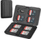 Aluminum Shock Resistant Memory Card Storage Box Holder for 8 SD SDHC MMC Micro SD TF Cards (Black)