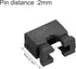 uxcell 100pcs Black 2mm Standard Pin Header Jumper Cap Mini Micro Jumper Bridge Plug Short Circuit Connection Cap