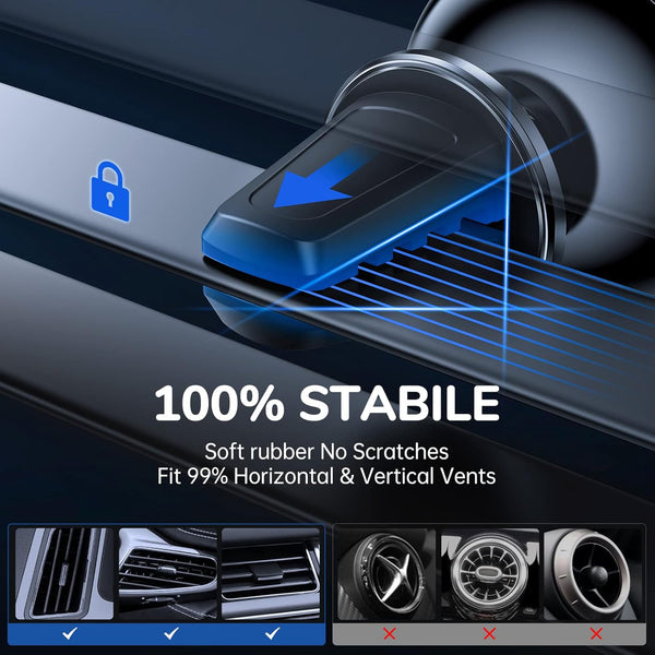 Syncwire Magnetic Phone Holder for Car, Super Strong Magnet Phone Holder Mount Air Vent 360° Rotatable