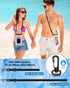 Large Waterproof Phone Pouch, Universal Phone Waterproof Case for iPhone 15 14 13 12 Pro Max Galaxy S22 S21 IPX8 Water