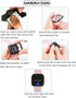 3 Pack Screen Protector Film Compatible with Popglory P66 1.85'' Smartwatch, 3D Full Coverage Anti-Scratch Foils