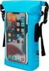 geckobrands Parent Phone Tote Dry Bag (Neon Blue)
