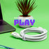 8K (20ft) White,8K 60, 4K 120, 10K VRR,48Gbps 2.2 2.3, Dolby CL3 Pacroban HDMI Cable and up to Resolution, eARC,QFT