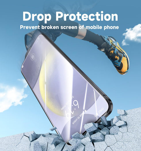 MAGIC JOHN Tempered Glass Screen Protector for Samsung Galaxy S24 Plus (6.7") - 2 Pack, Bubble Free, HD Clear,
