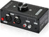 Stereo Audio Preamplifier - Black XLR Balanced RCA 3.5mm Input/Output Converter Adapter, Gain 20dB Phono Preamp