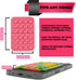 Suction Phone Case Mount, Hands-Free Fidget Toy Mirror Holder for iPhone and Android, Black Shower Phone Accessory