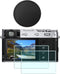 Lens Cap + Screen Protector for Fujifilm Fuji X100V X100VI Camera, Aluminum Lens Cap with Flocking Internal