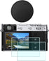 Lens Cap + Screen Protector for Fujifilm Fuji X100V X100VI Camera, Aluminum Lens Cap with Flocking Internal