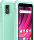 Ailiber Rugged Silicone Cell Phone Case for Blu Studio Mini 2023 with Screen Protector, Shockproof Corners, Mint Green