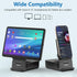 DONOW Wireless Induction Bluetooth Speaker with Cell Phone Stand, HD Surround Stereo Sound Foldable Phone Holder