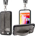 TOOVREN iPhone SE Case 2020/2022 - Phone Lanyard Neck Strap with Card Holder for iPhone 8/7 Wallet Case, Gray