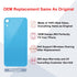 OEM Rear Back Glass Replacement for iPhone XR 6.1 Inches with Professional Repair Tool Kit (Blue)