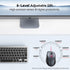 TECKNET 2.4G 6-Level 4800 Click30 6 Wireless Mouse, USB Computer Mouse with Adjustable DPI, Silent Quiet Months