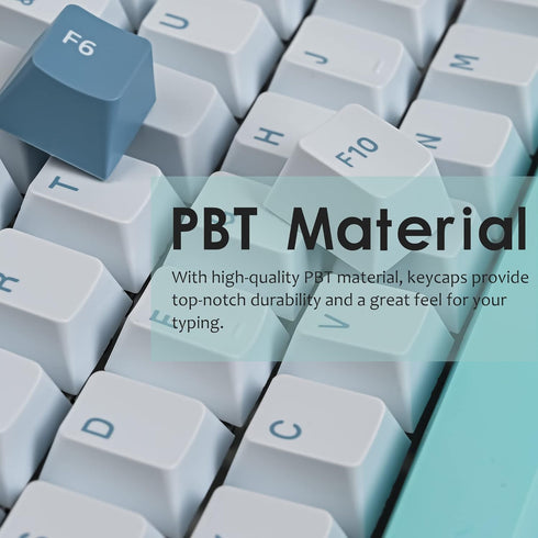 PBT Shoko Custom Keycaps, 168 Key Cherry Profile Doubleshot Key Cap Set for 60%/64/84/108 Cherry/Gateron MX Switches
