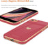 Teageo Bright Blush Case for iPhone SE 2020, iPhone 7, iPhone 8, Cute Love-Heart Luxury Bling Soft Back Cover
