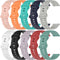 Chofit Compatible Bands for AKUMAKA Series 1 Smart Watch, Soft Silicone Adjustable Quick Release Replacement Strap