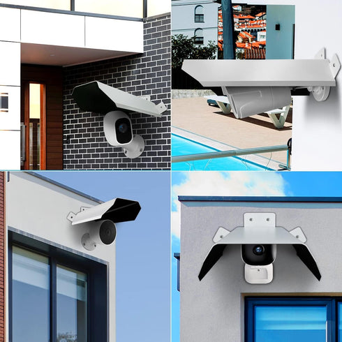 Universal Security Camera Sun Rain Cover Shield for Outdoor Dome/Bullet Surveillance Camera Protection