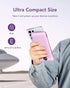 VEGER Portable Charger 10000mAh for iPhone, Built-in Cables and Wall Plug, Slim Fast Charging Power Bank - Purple
