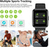 Kummel Smart Watch, Fitness Tracker with Blood Oxygen, Heart Rate & Sleep Monitor, Waterproof Watch for Men Women