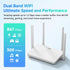 DBIT AC1200 2.4GHz +5GHz 4 4 5dBi (T18-21K) WiFi Router Dual Band MU-MIMO Wireless Internet Router with Gigabit