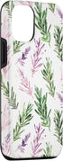 Herb Garden Watercolor Plant Pattern 13 iPhone Spring Herb Rosemary Watercolor Plant Pattern Seasonal Case