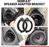 RED WOLF Front/Rear Door 6.5" Inch Speaker Adapter Bracket Spacers for Chevrolet, GMC, Cadillac, Buick, Pontiac