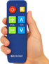 EZClicker TV Remote for Seniors, Extra Simple Big Button Remote (Blue) Works with