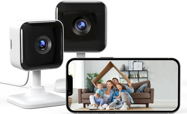 GNCC Indoor Camera for Home Security with Night Vision, Motion Detection, and 2-Way Audio