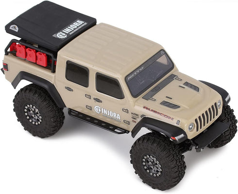1/24 SCX24 INJORA Metal Side Pedal Rock Sliders RC Crawler Car Accessories for Axial Gladiator Dodge Power Wagon