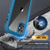 Miracase Glass Series Case for iPhone 11, Full-Body Rugged Bumper with Built-in Tempered Glass Protector