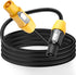MEIRIYFA PowerCon Power Extension Cable 12AWG 3 Pin Male to Male Waterproof Extension for LED Screen