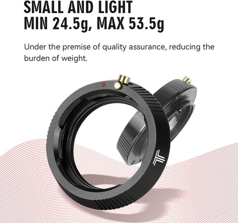 TTArtisan M Lens to Z Mount Lens Adapter Converter Ring, Compatible with Z6 Z7 Z50 Camera