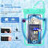 2 Pcs Waterproof Phone Pouch, Universal Case for iPhone Samsung Google Up to 7.3'', IPX8 Water Proof Cellphone Dry Bag
