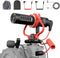 SMALLRIG Shotgun Mic for Camera, Video Microphone for DSLR & iPhone, with Shock Mount, Deadcat Windscreen for Vlogging