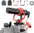 SMALLRIG Shotgun Mic for Camera, Video Microphone for DSLR & iPhone, with Shock Mount, Deadcat Windscreen for Vlogging