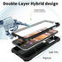 for AT&T Maestro 3 Phone Case with Screen Protector (Tempered Glass), Slim TPU Rugged Corners Bumper Cover for AT&T Maestro 3 (U626AA)-Black Leopard Print