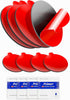 Tapsi Adhesive Replacement Pads 8-Pack Round High-Bond Double-Sided Mounting Pads (3.15" & 0.91")