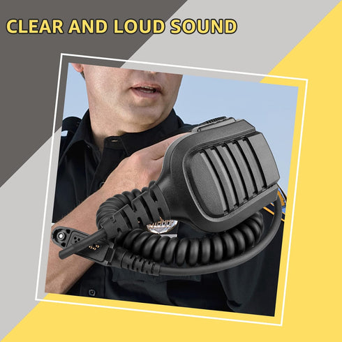 Retevis RT29 Ailunce HD2 Shoulder Speaker Mic - IP54 Waterproof Microphone, Compatible with RT29 RT48 NR30 RB23 Ailunce