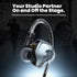 3.5mm 2 Singer/Musicians/Drummers in Ear Monitor Headphones, HiFi IEM Wired Earbuds, Deep Bass Sound Isolating