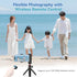 ULANZI Selfie Phone Tripod Mount MA35, 2-in-1 Magnetic & Phone Clip Grip Handle with Remote Shutter for iPhone 14 15