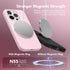 GONEZ iPhone 14 Pro Case Compatible with Magsafe, Includes 2X Screen Protector & 2X Camera Lens Protector, Hot Pink
