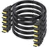 CEFOJQAO 10 FT HDMI Cable 4K, 5-Pack HDMI Computer TV Cord 10FT, Gold-Plated