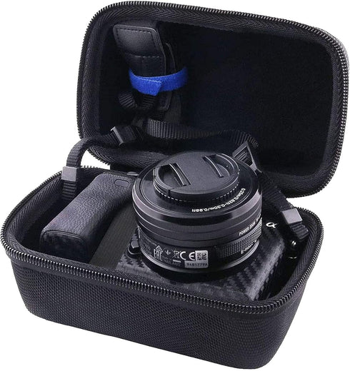 JINMEI Hard EVA Carrying Case for Panasonic Lumix GX85/G7/Sony Alpha a6400 Camera Lens