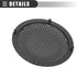 Motoforti Car Audio Speaker Cover, 6 Inch Mesh Subwoofer Grill Horn Guard Protector (Black, 4pcs)