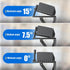 ELETIUO 11 lbs,Black No Drilling Soundbar Mount,Adjustable TV Top Shelf Compatible