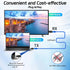 LUKFOCAB 196FT Cat5e/6 1080P@60Hz, RJ45 60M PS3/4, HDMI Extender Over Single Ethernet Cable, Support Audio Video UHD