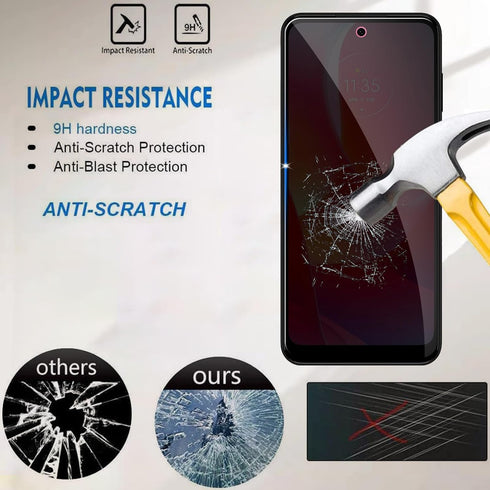 Lyphpe (3 Pack) Privacy Screen Protector for Motorola Moto G Power (2022), 9H Tempered Glass, Case Friendly